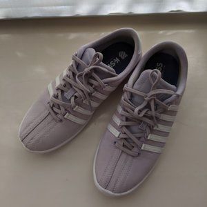 K-Swiss Classic SL purple and white sneakers 7.5